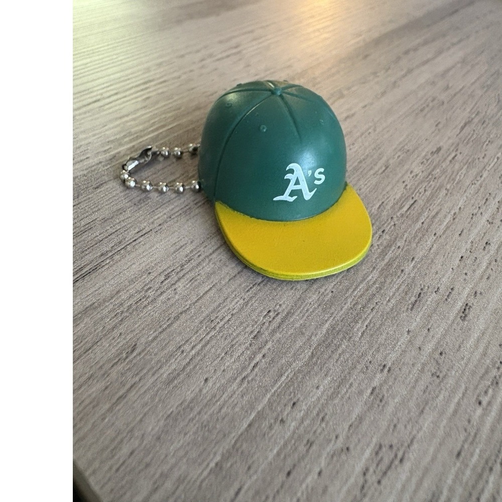 OAKLAND ATHLETICS GIFT TRAVEL TAG CAP LID HAT 2" LONG‎ NEW LICENSED MLB BASEBALL
